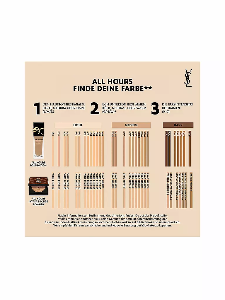 YVES SAINT LAURENT | All Hours Hyper Bronze 02 | camel