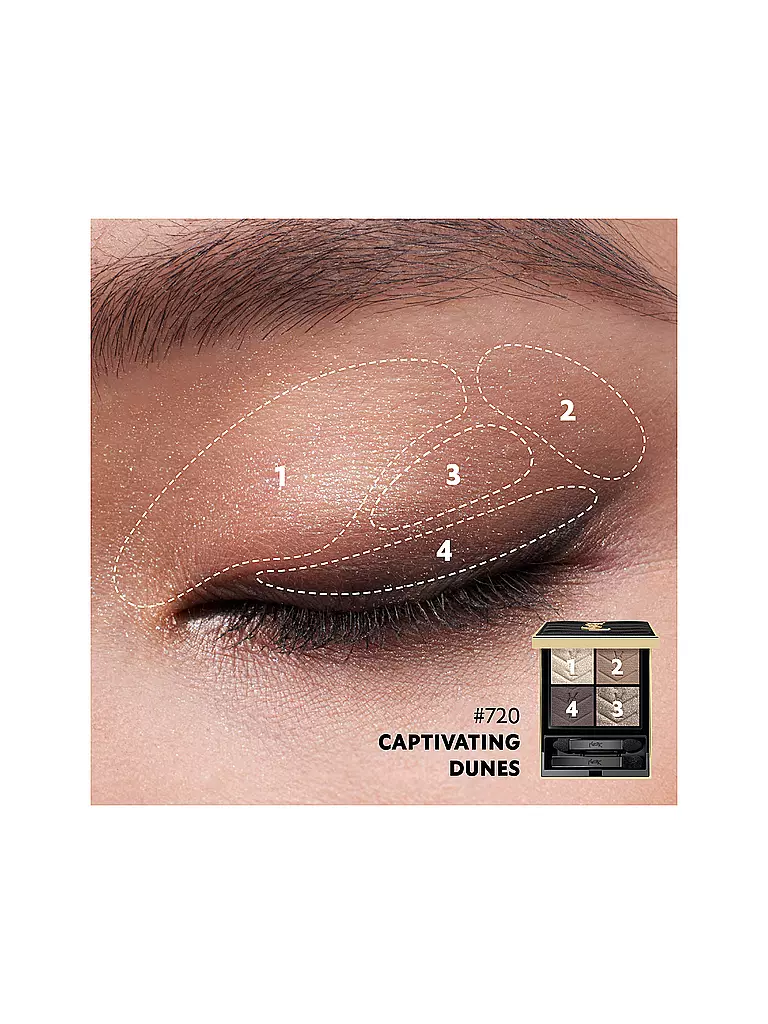 YVES SAINT LAURENT | Couture Mini Clutch Eyeshadow Palette (720 Captivating Dunes) | hellbraun