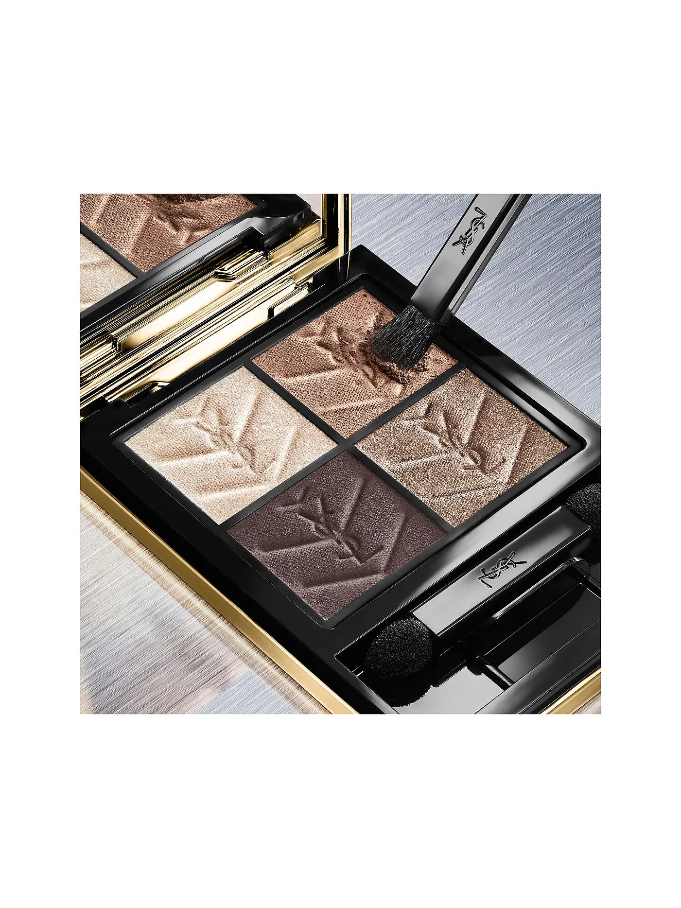 YVES SAINT LAURENT | Couture Mini Clutch Eyeshadow Palette (720 Captivating Dunes) | braun