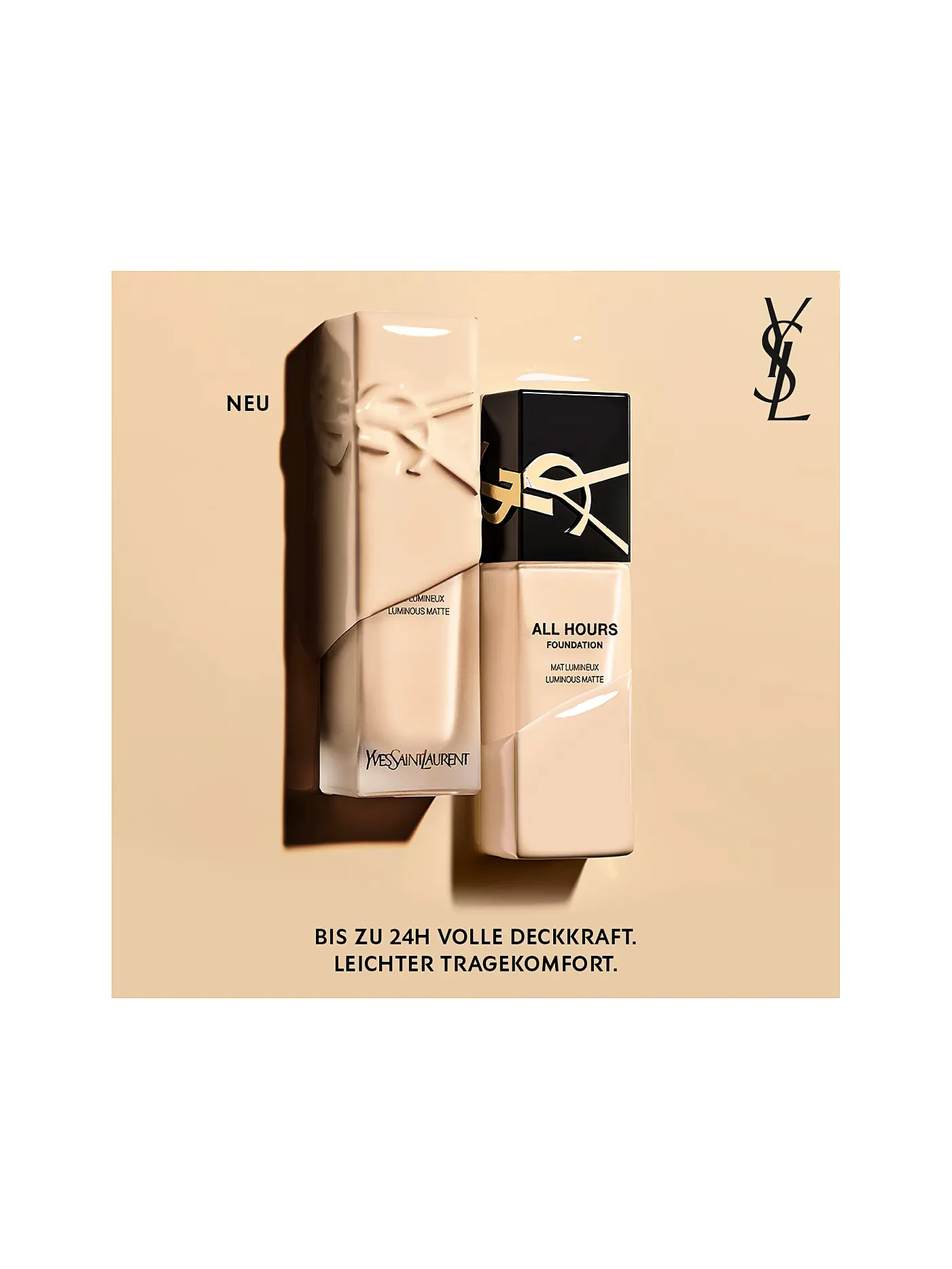 YVES SAINT LAURENT | Encre de Peau - All Hours  Foundation ( LW1 )  | camel