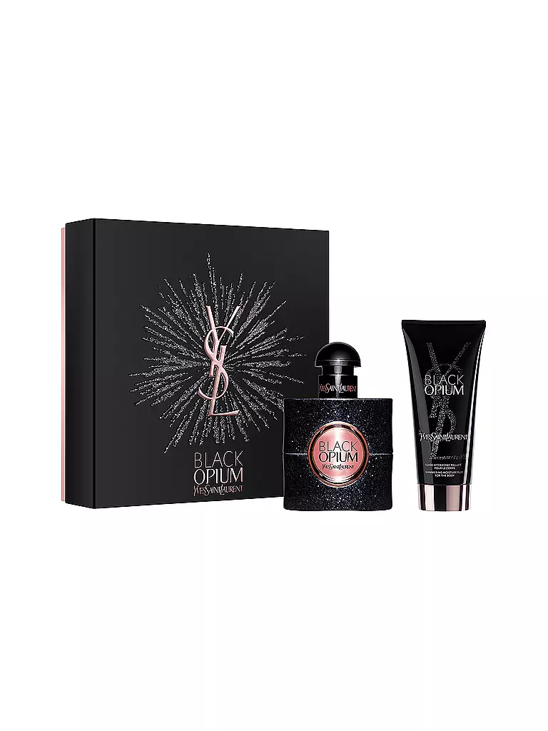YVES SAINT LAURENT | Geschenkset - Black Opium Eau de Parfum 30ml/ Body Fluid 50ml | transparent