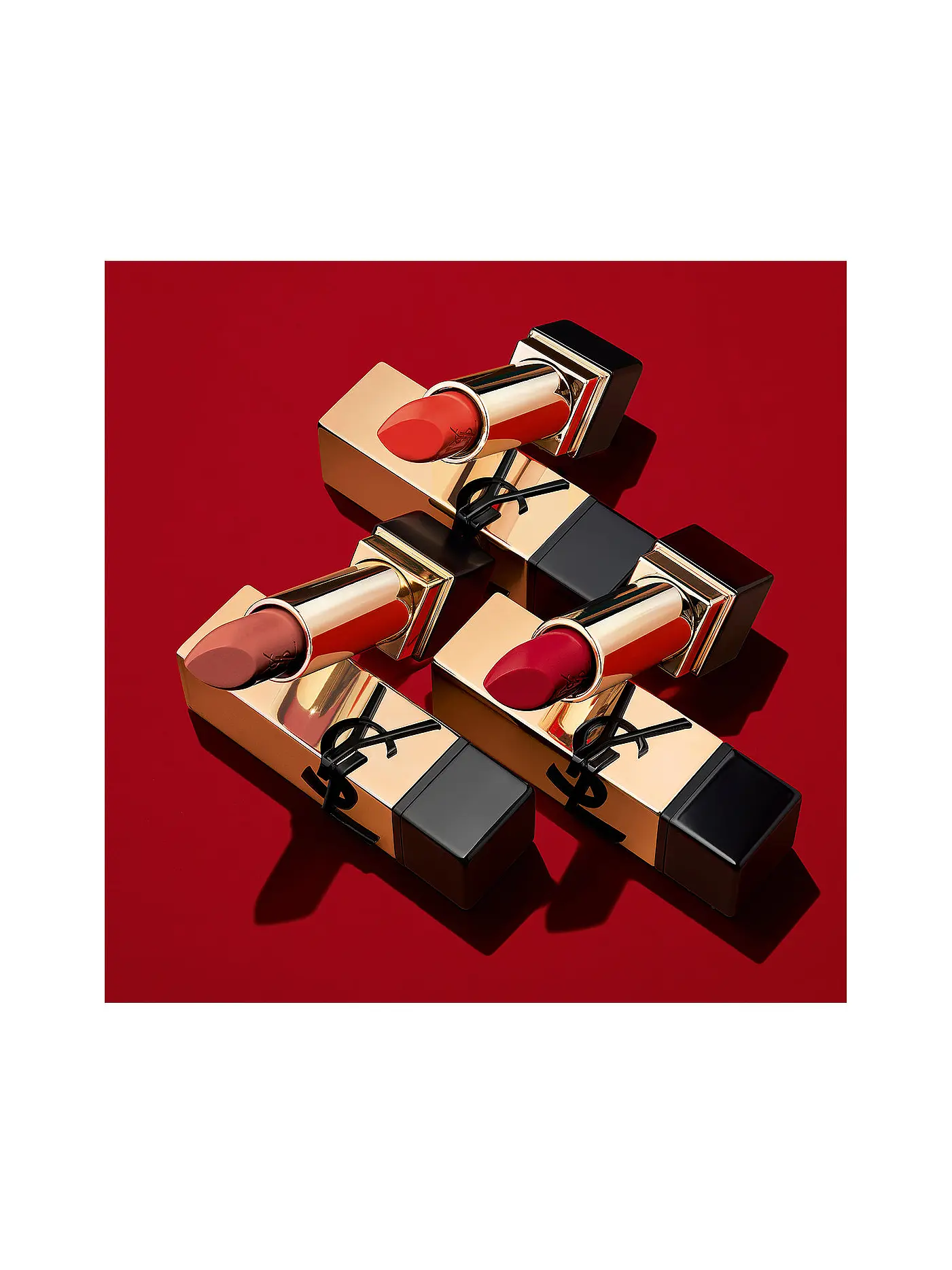 YVES SAINT LAURENT | Lippenstift - Rouge Pur Couture (P4) | koralle