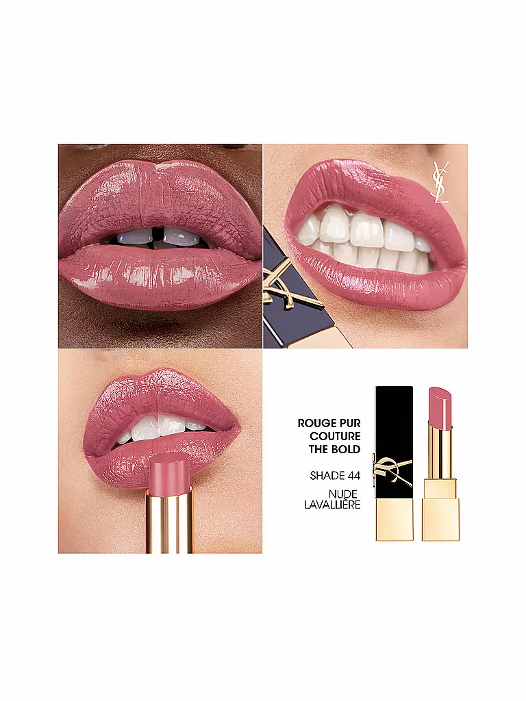 YVES SAINT LAURENT | Lippenstift - Rouge Pur Couture The Bold Nude (44 Nude Lavalliere) | beere