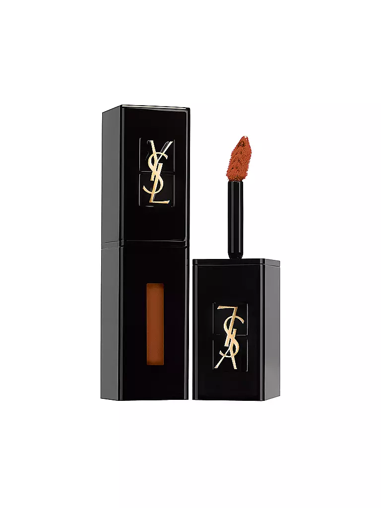 YVES SAINT LAURENT | Lippenstift - Rouge Pur Couture Vernis À Lèvres Vinyl Cream ( 441  Arcade Chili ) | dunkelrot