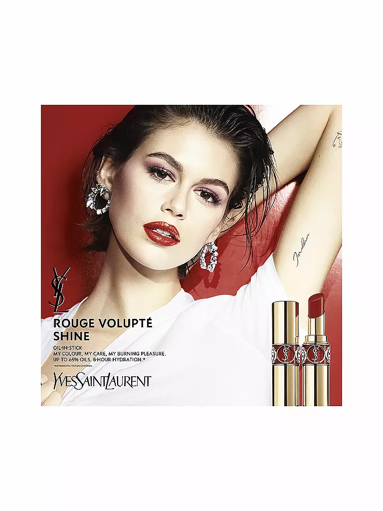 YVES SAINT LAURENT | Lippenstift - Rouge Volupte Shien ( 130 Burnt Suede )  | rot