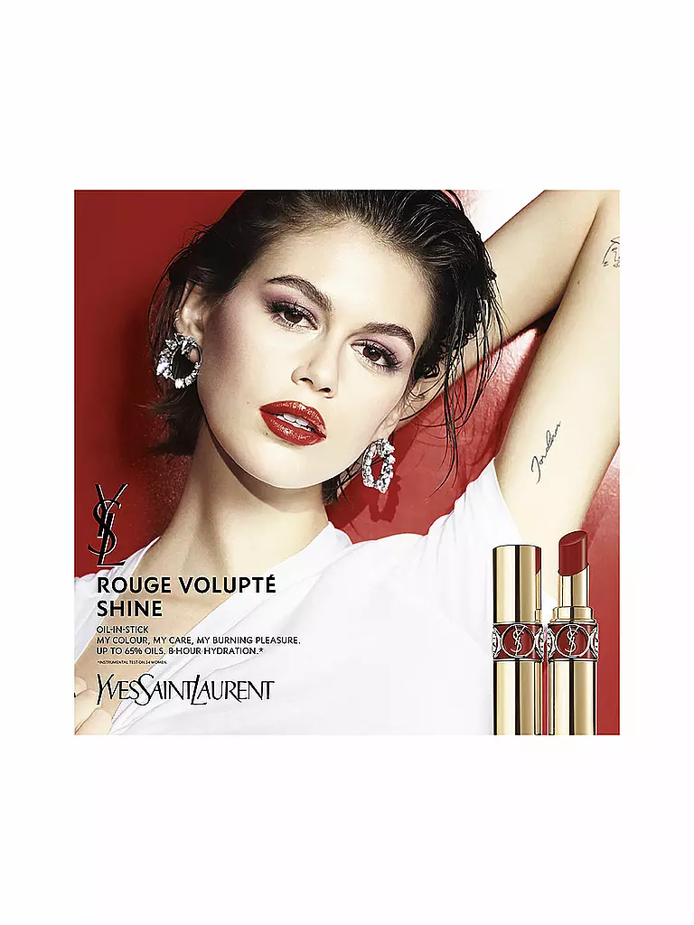 YVES SAINT LAURENT | Lippenstift - Rouge Volupte Shine ( 123 Nude Trans.) | beige