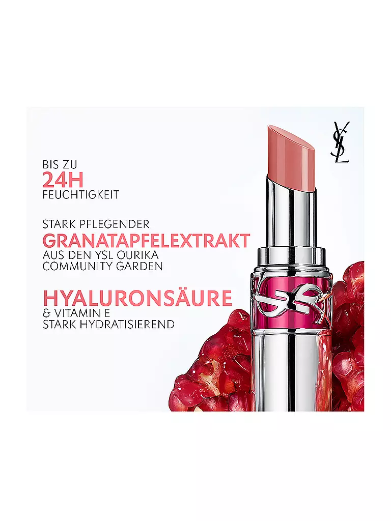 YVES SAINT LAURENT | Loveshine Candy Glaze Lipgloss-Stick (4 Nude Pleasure) | orange