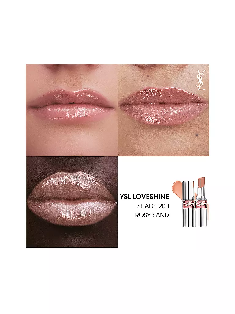 YVES SAINT LAURENT | Loveshine Lippenstift (200 Rosy Sand) | rosa