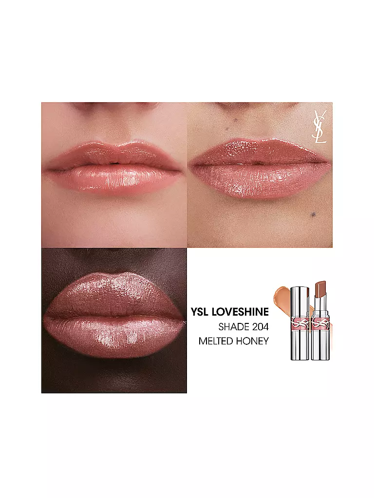 YVES SAINT LAURENT | Loveshine Lippenstift (204 Melted Honey) | rosa