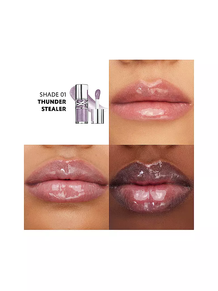 YVES SAINT LAURENT | Loveshine Plumping Lip Oil Gloss (1 Thunder Stealer) | dunkelrot