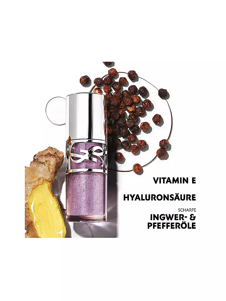 YVES SAINT LAURENT | Loveshine Plumping Lip Oil Gloss (1 Thunder Stealer) | dunkelrot