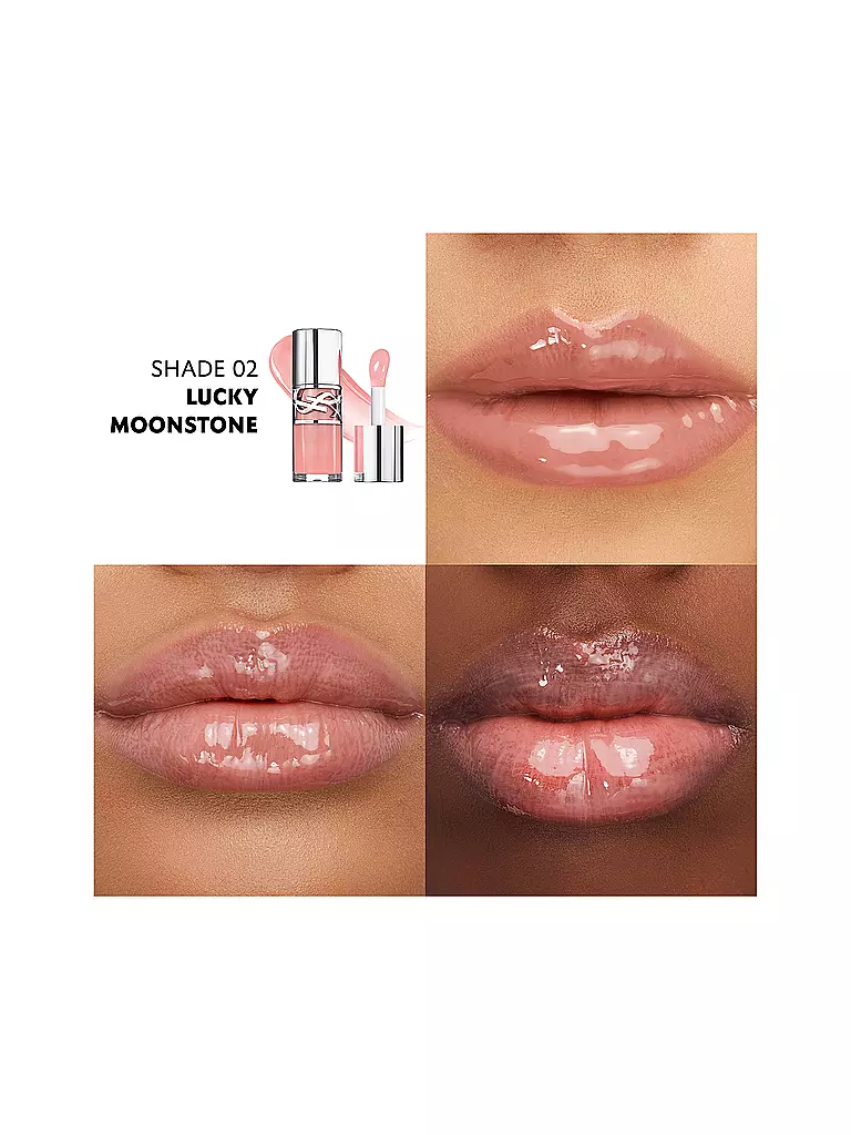 YVES SAINT LAURENT | Loveshine Plumping Lip Oil Gloss (2 Lucky Moonstone) | dunkelrot