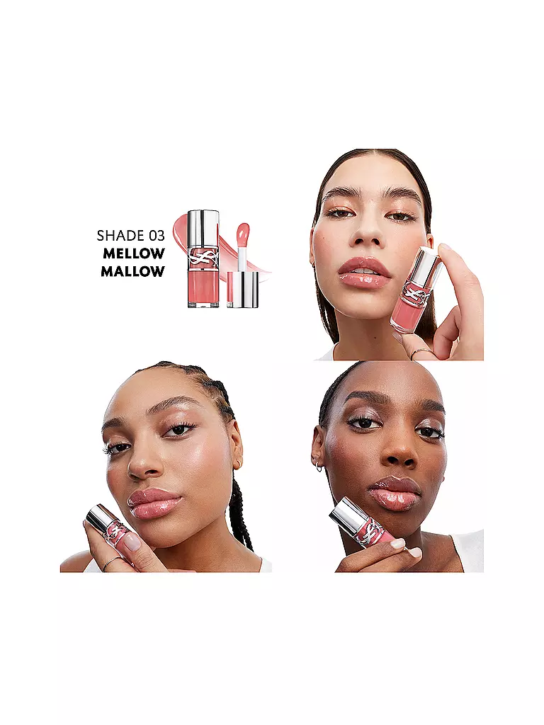 YVES SAINT LAURENT | Loveshine Plumping Lip Oil Gloss (3 Mellow Mallow) | rosa