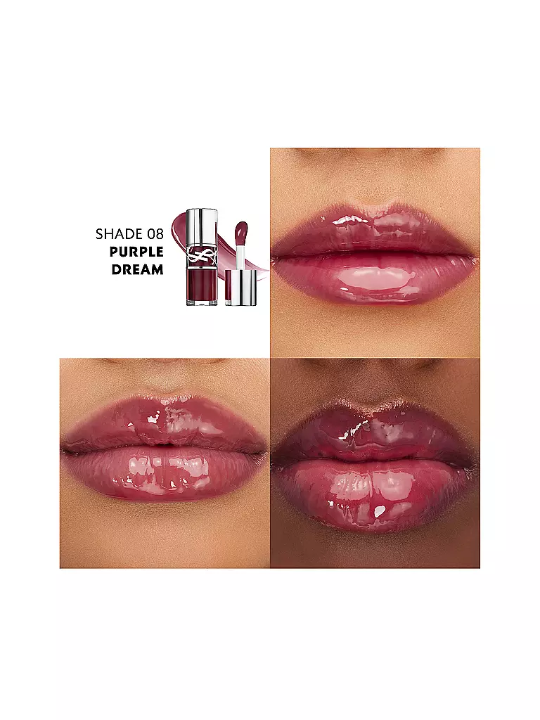 YVES SAINT LAURENT | Loveshine Plumping Lip Oil Gloss (8 Purple Dream) | kupfer