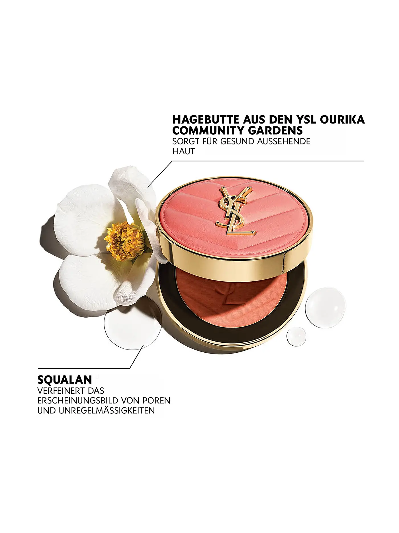 YVES SAINT LAURENT | Make Me Blush Bold Blurring Blush (57 Coral Clash) | koralle