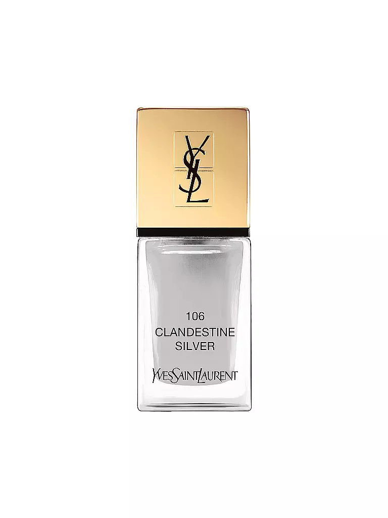 YVES SAINT LAURENT | Nagellack - La Laque Couture (106 Clandestine Silver) | silber