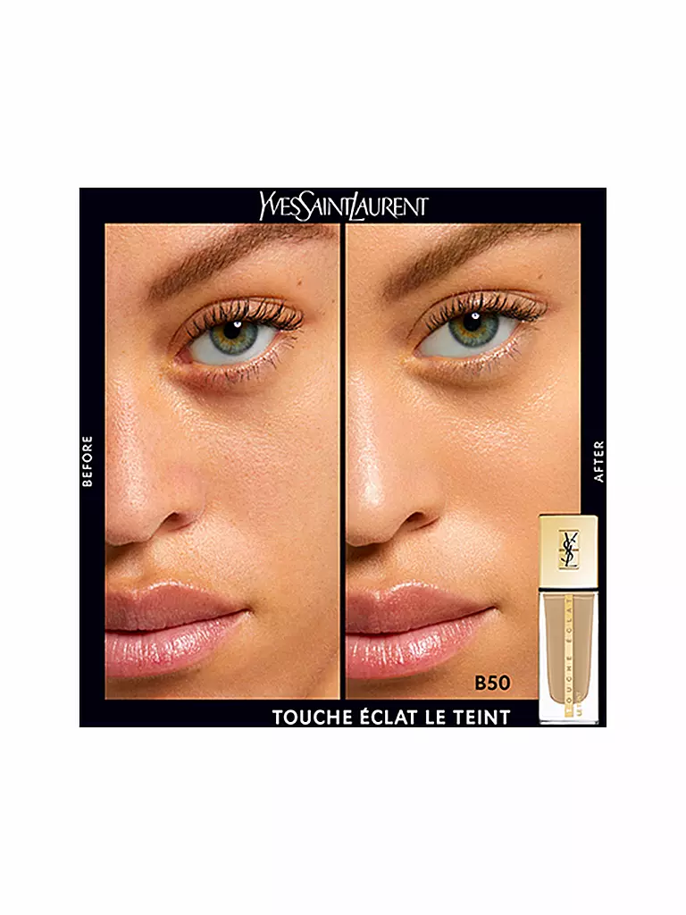 YVES SAINT LAURENT | Touche Éclat Le Teint Foundation ( B50 Honey )  | camel