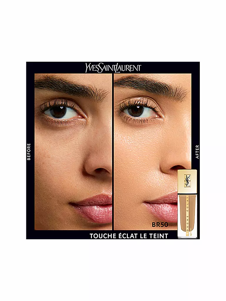 YVES SAINT LAURENT | Touche Éclat Le Teint Foundation ( BR50 Cool Honey ) | camel