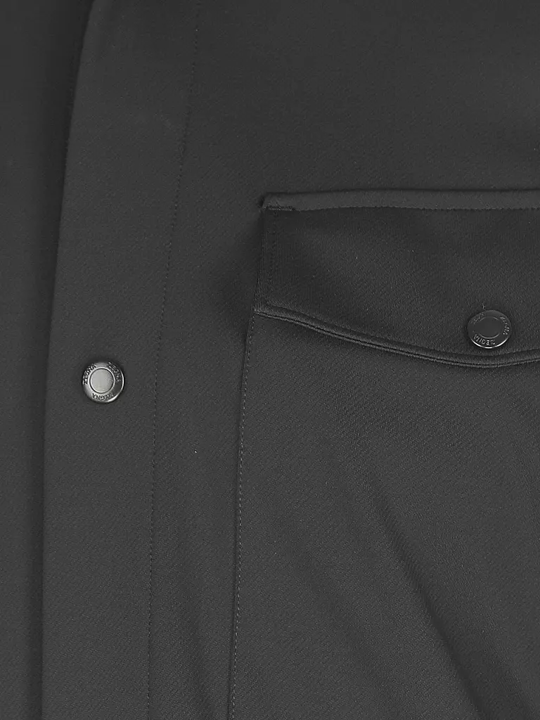 Z-ZEGNA | Bluse - Overshirt | schwarz