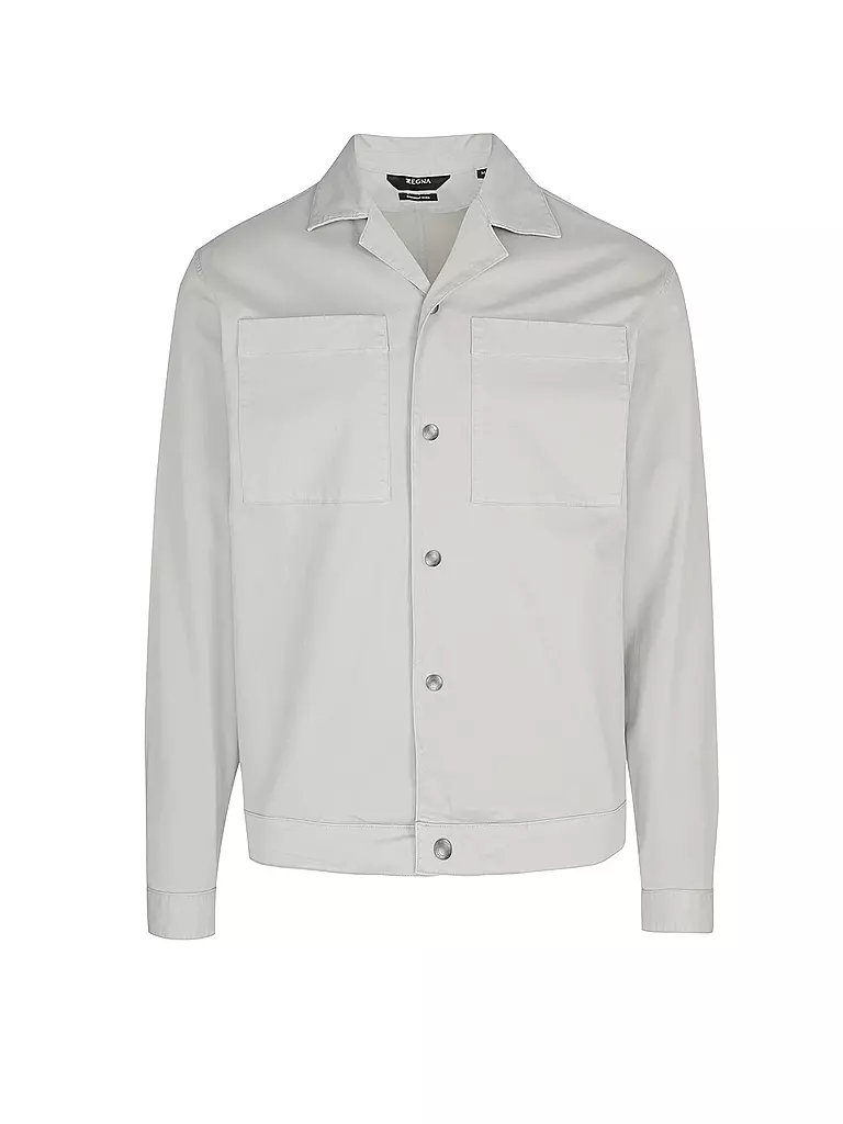 Z-ZEGNA | Hemd - Overshirt  | grau