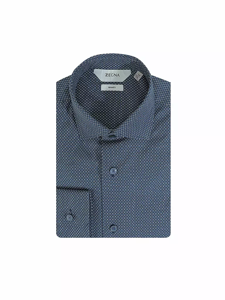 Z-ZEGNA | Hemd Regular Fit Grvity  | blau