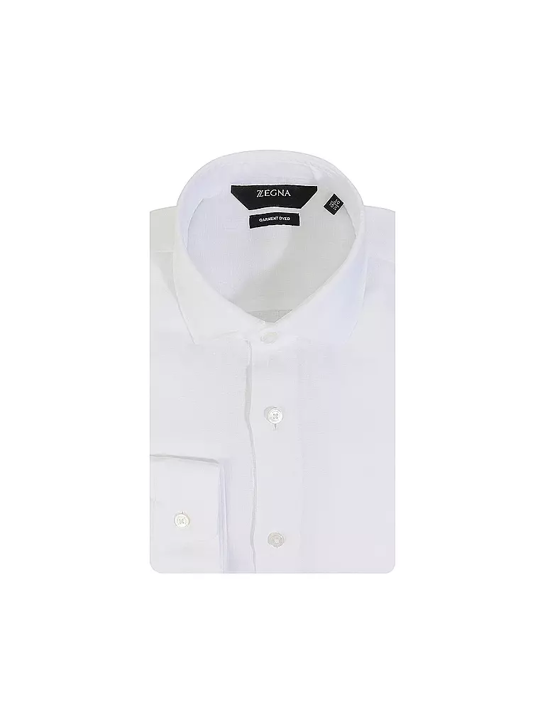 Z-ZEGNA | Leinenhemd Regular Fit | weiß