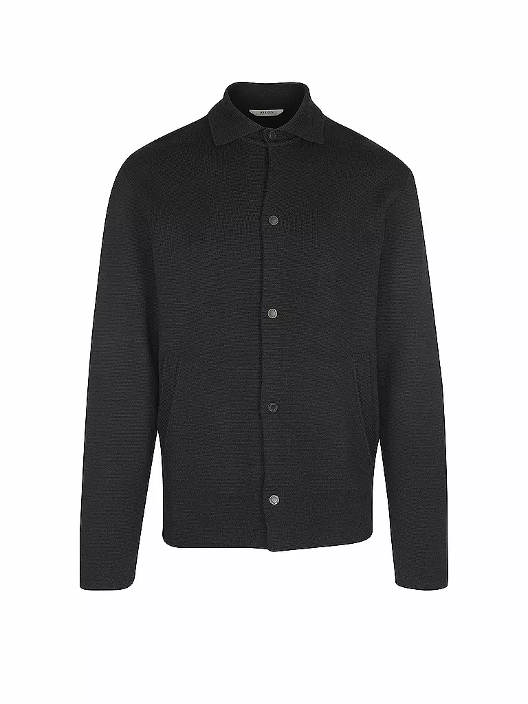 Z-ZEGNA | Overshirt - Strickjacke | schwarz