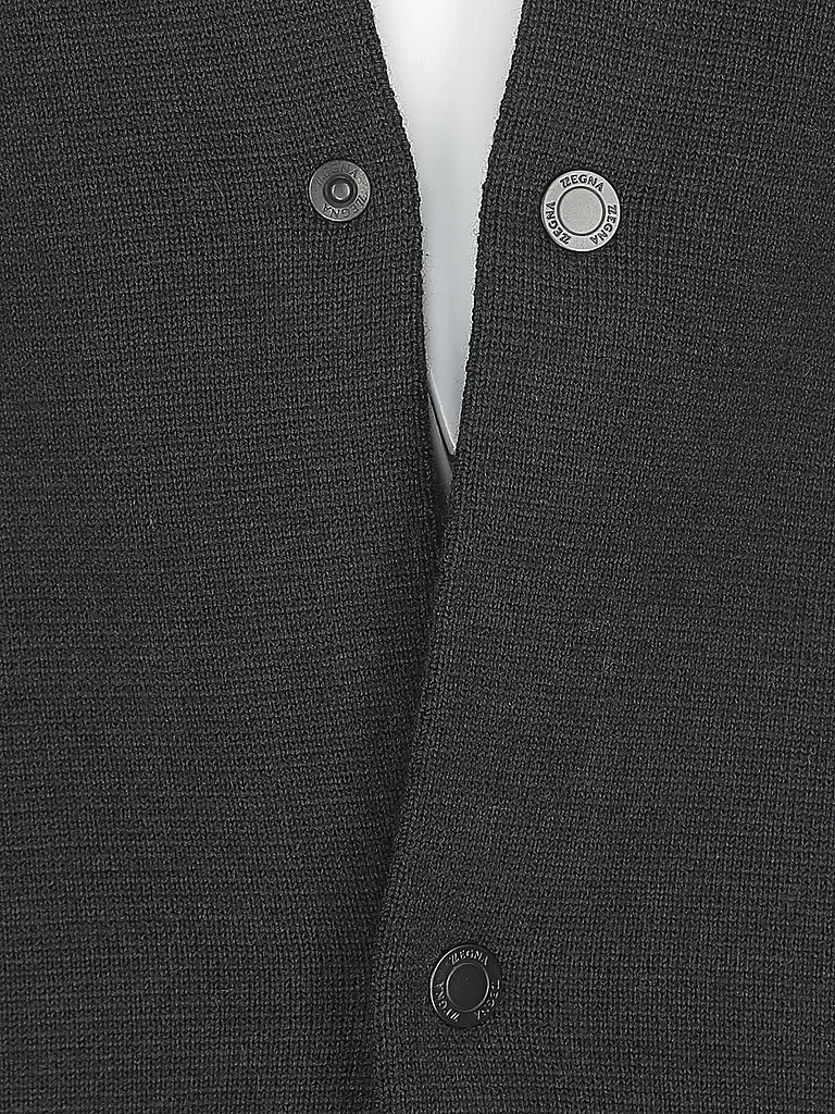 Z-ZEGNA | Overshirt - Strickjacke | schwarz