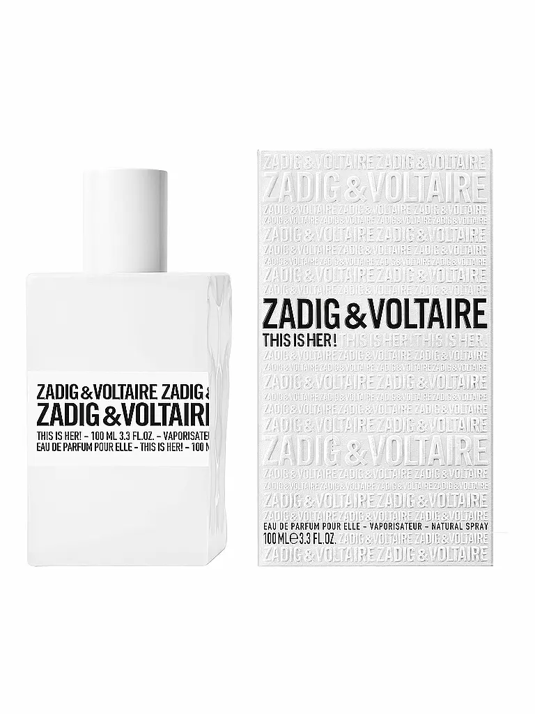 ZADIG & VOLTAIRE | This is Her! Eau de Parfum Vaporisateur 100ml | keine Farbe