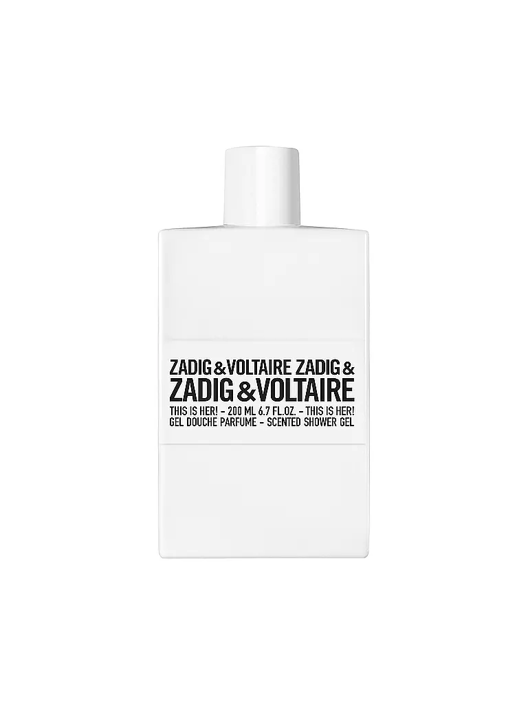 ZADIG & VOLTAIRE | This is Her! Shower Gel 200ml | transparent