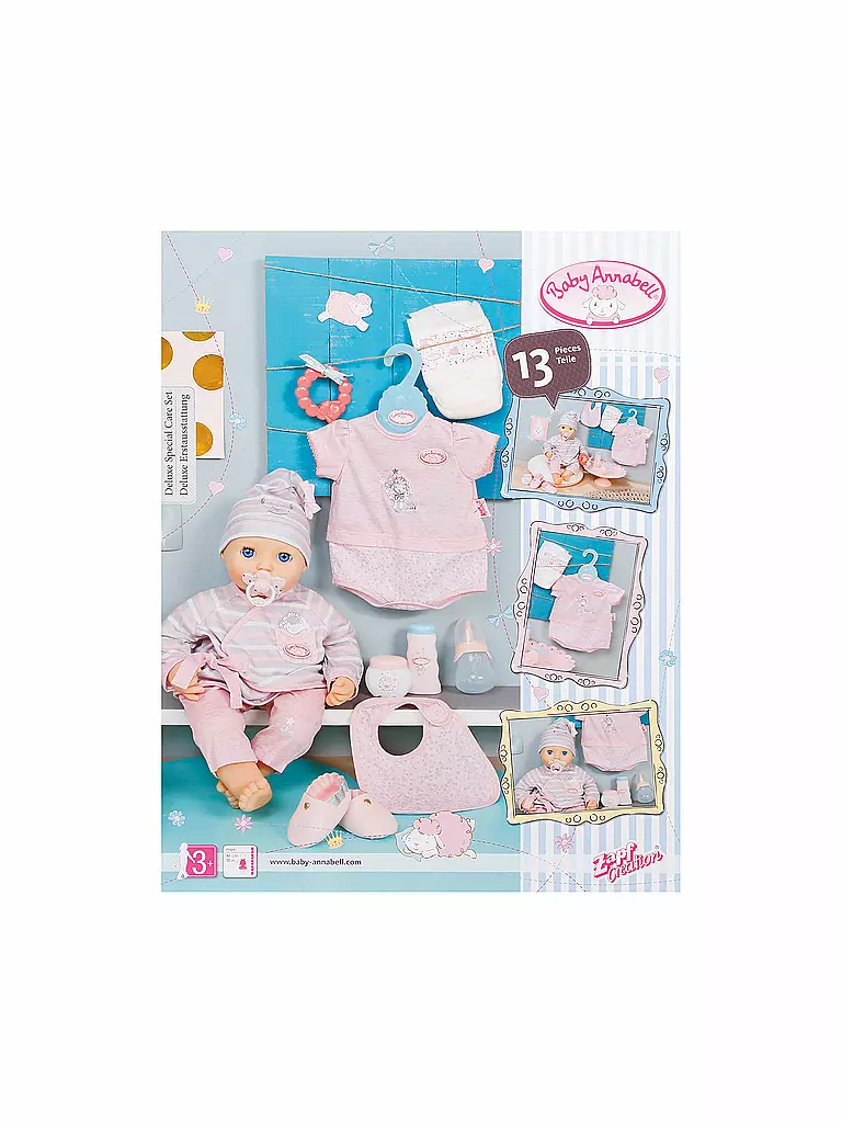 ZAPF CREATION | Baby Annabell Deluxe Erstausstattung | transparent