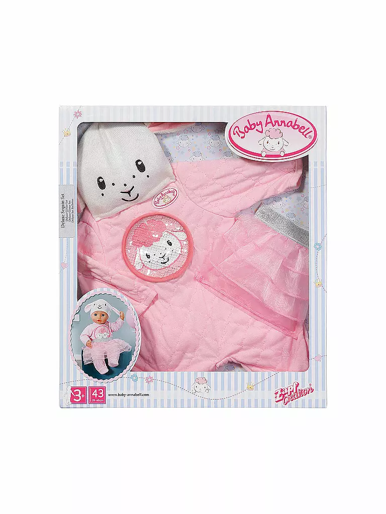 ZAPF CREATION | Baby Annabell Deluxe Glitzer Set 43cm | keine Farbe