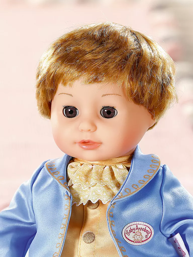 Baby Annabell Little Tutina Per Bambole Da 36 Cm – Morbido Vestitino Blu Con Gruccia, Adatto A Manine Piccole, Dai 12 Mesi