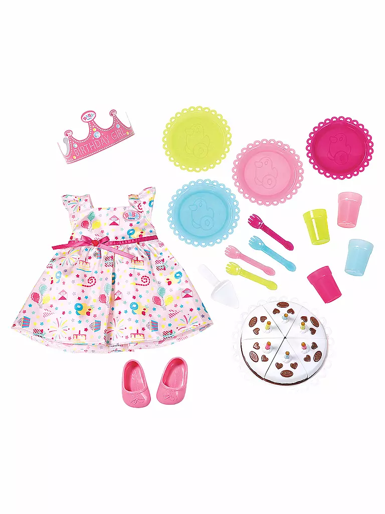 ZAPF CREATION | Baby Born - Deluxe Party Set  | transparent