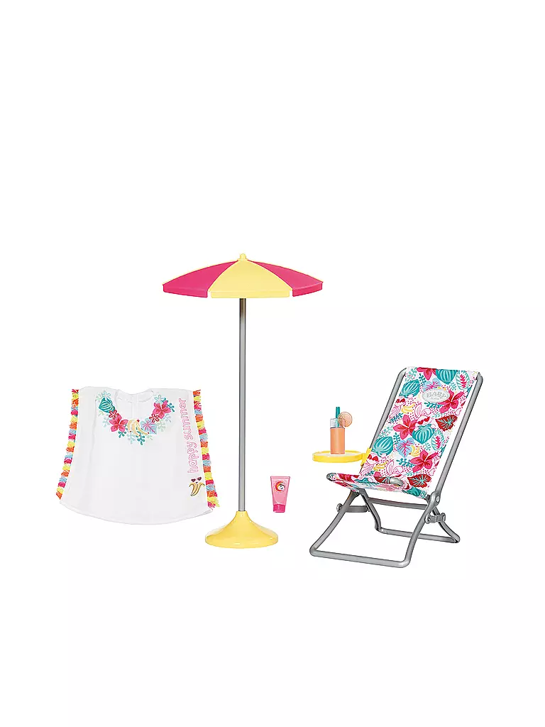 ZAPF CREATION | BABY Born Holiday Liegestuhl Set | keine Farbe