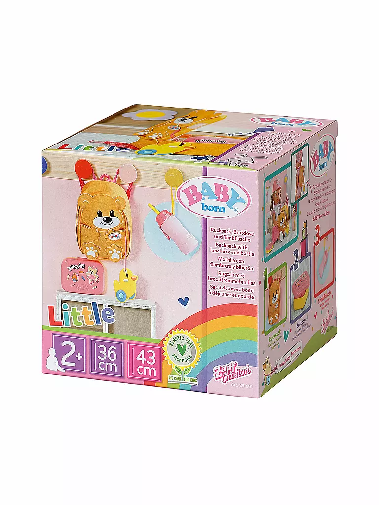 ZAPF CREATION | BABY born Kindergarten Rucksack Set | keine Farbe
