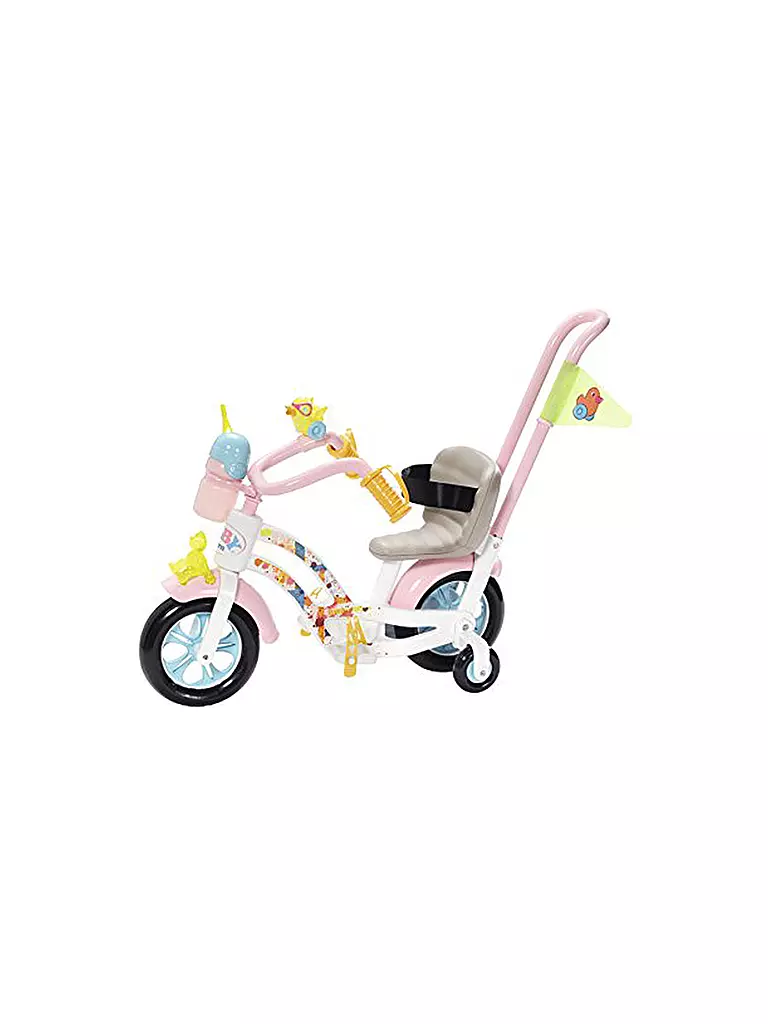 ZAPF CREATION | Baby Born Play und Fun Deluxe Fahrrad Set | transparent