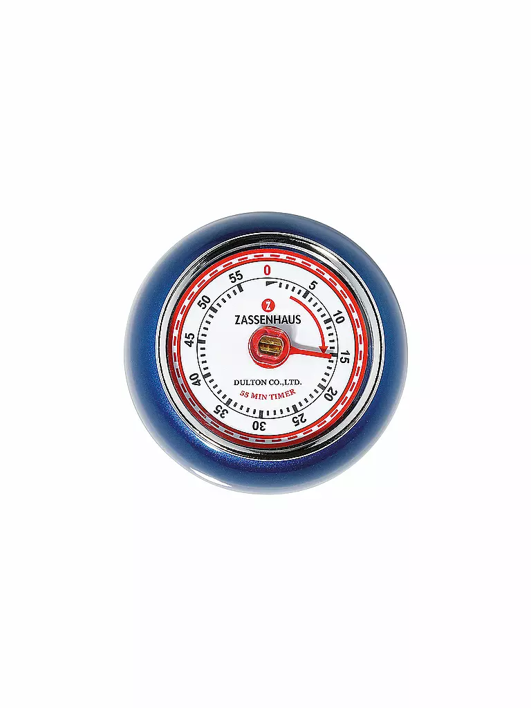 ZASSENHAUS | Küchentimer SPEED 7cm Metallic-Blue | grün