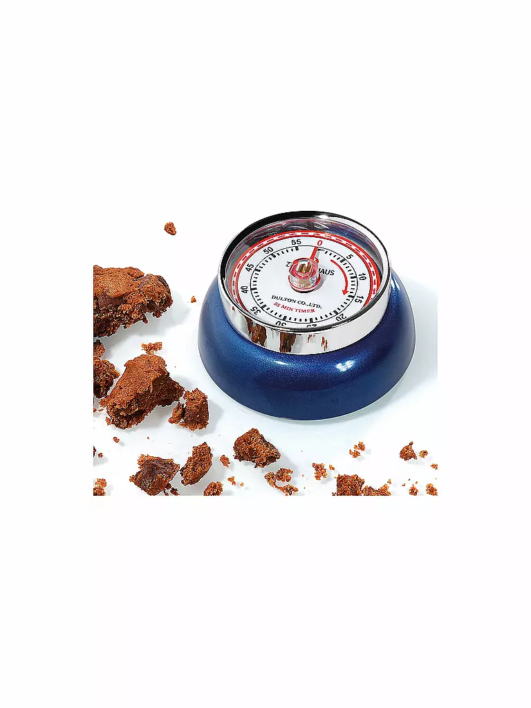 ZASSENHAUS | Küchentimer SPEED 7cm Metallic-Blue | grün
