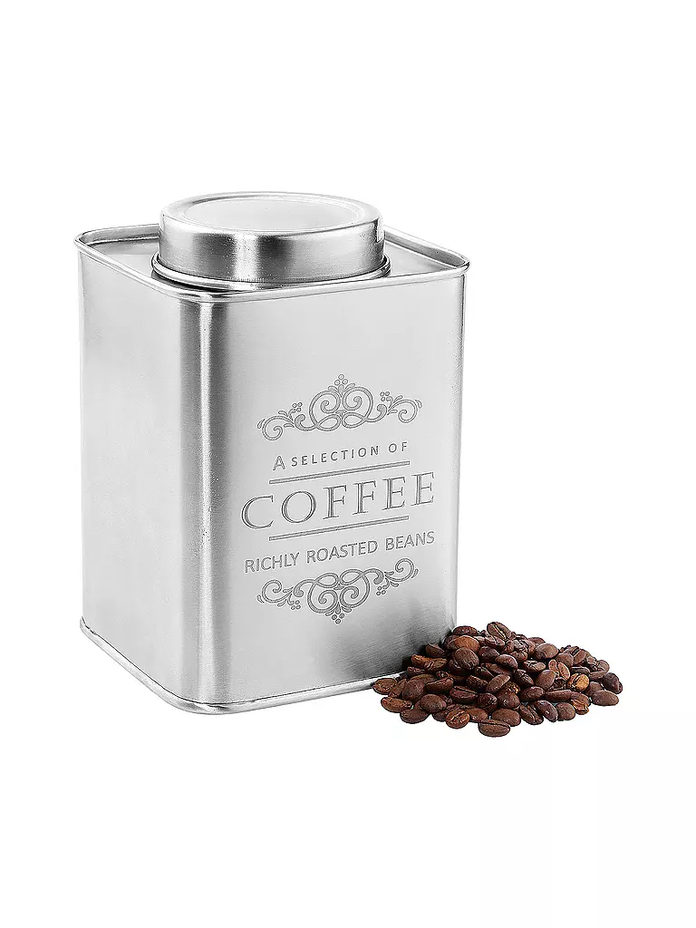 ZASSENHAUS | Vorratsdose COFFEE 500g Edelstahl | silber