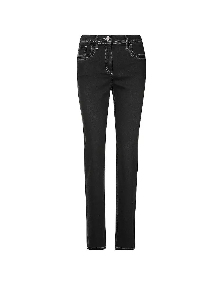 ZERRES | Jeans Straight-Fit "Gina" | schwarz
