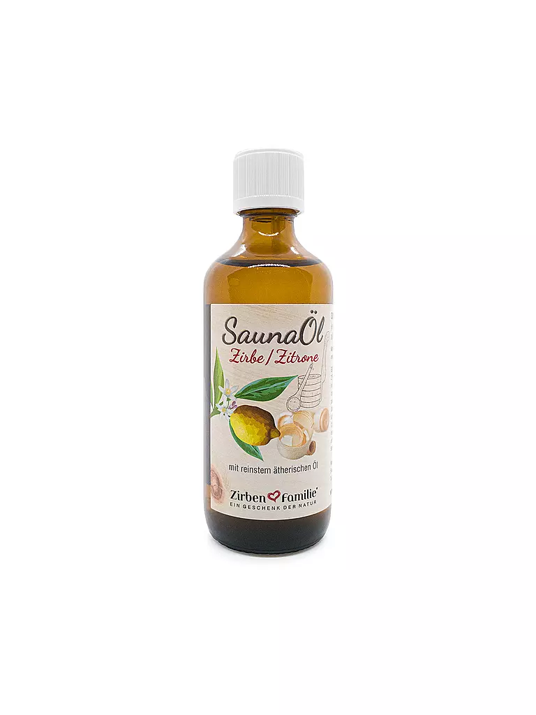 ZIRBENFAMILIE | Saunaöl Zirbe Zitrone 100ml | beige