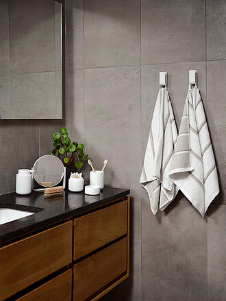 ZONE DENMARK | Handtuch SAUNA 50x100cm White/Soft Grey/Eucalyptus