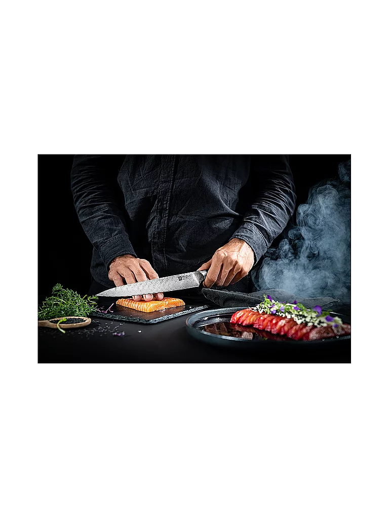 ZWILLING Cuchillo para carne de 23 cm TANREI Micarta marrón