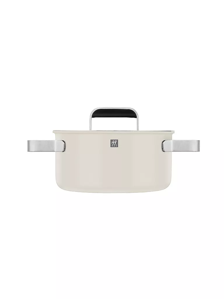 ZWILLING | Kochgeschirr - Set 5tlg. PURE Edelstahl / Elfenbein | dunkelgrün