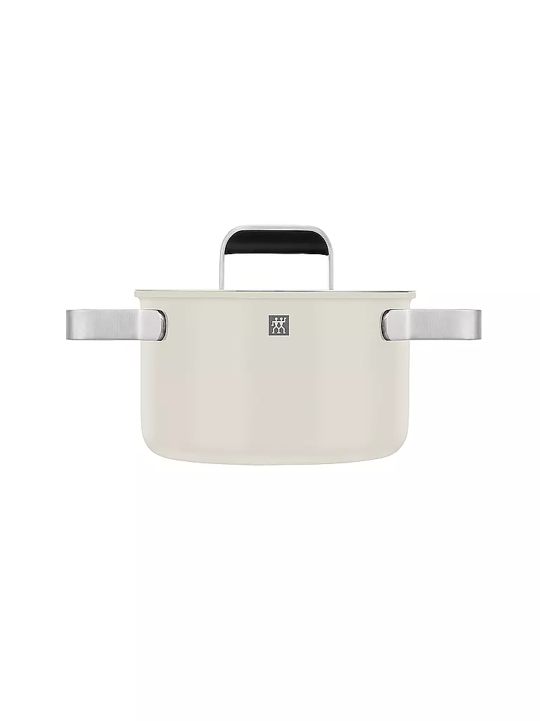 ZWILLING | Kochgeschirr - Set 5tlg. PURE Edelstahl / Elfenbein | dunkelgrün