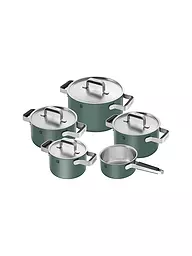 ZWILLING | Kochgeschirr - Set 5tlg. PURE Edelstahl / Gruen | dunkelgrün