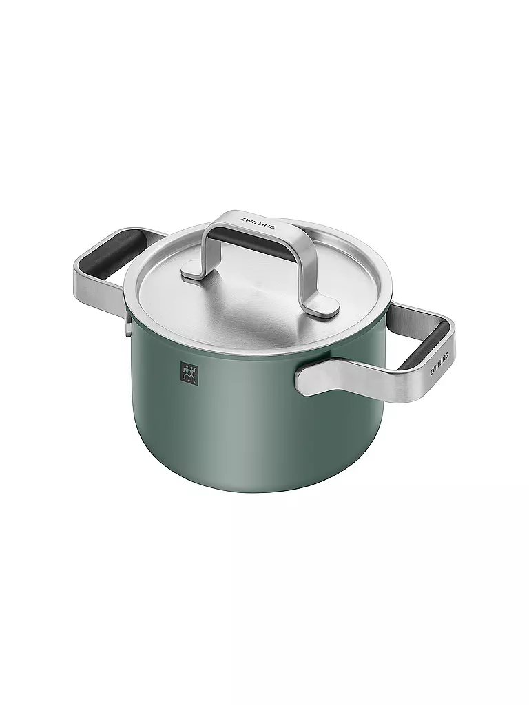 ZWILLING | Kochgeschirr - Set 5tlg. PURE Edelstahl / Gruen | dunkelgrün