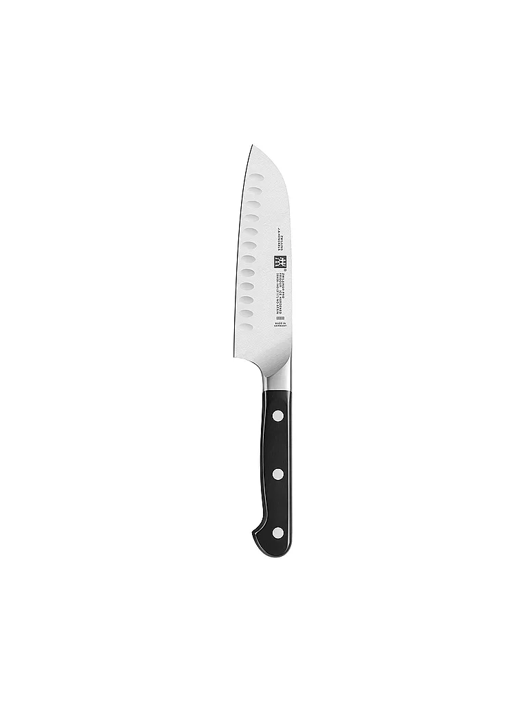 ZWILLING | Santokumesser mit Kullen "Pro" 14cm | schwarz