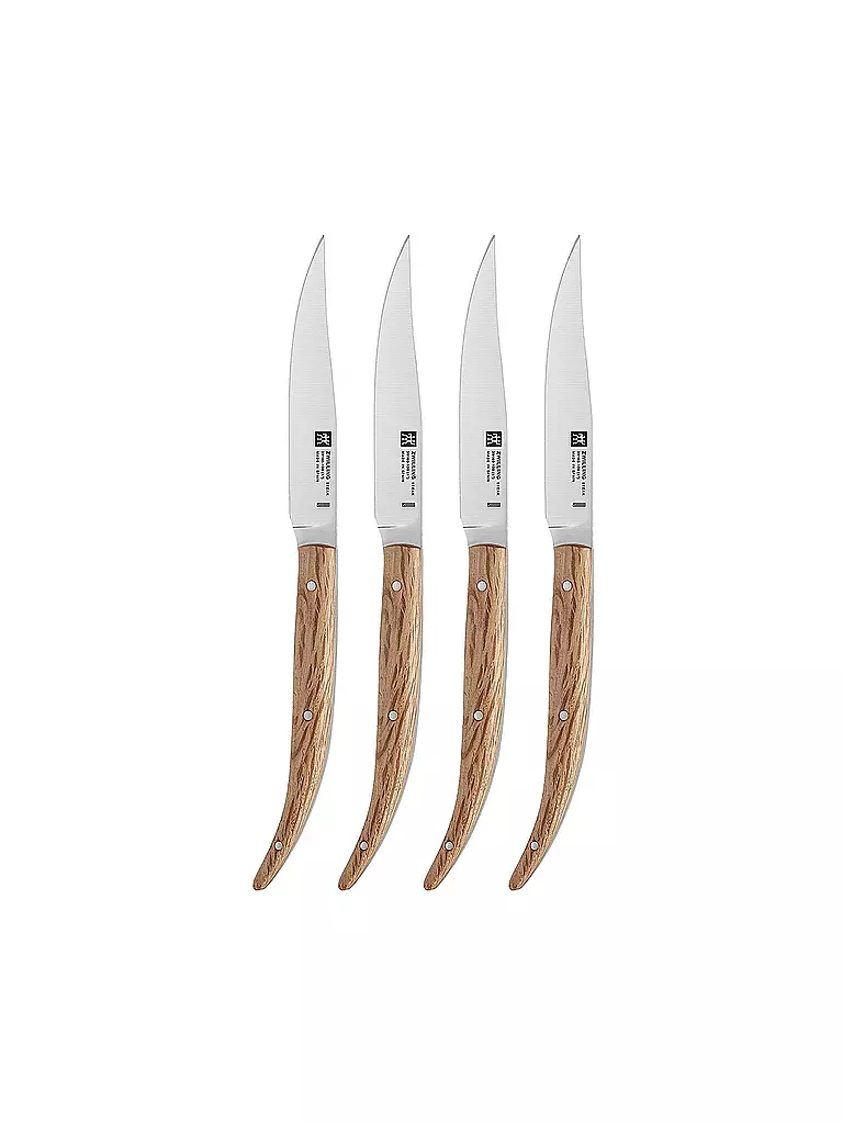 ZWILLING | Steakmesser Set 4tlg Holmoak | braun